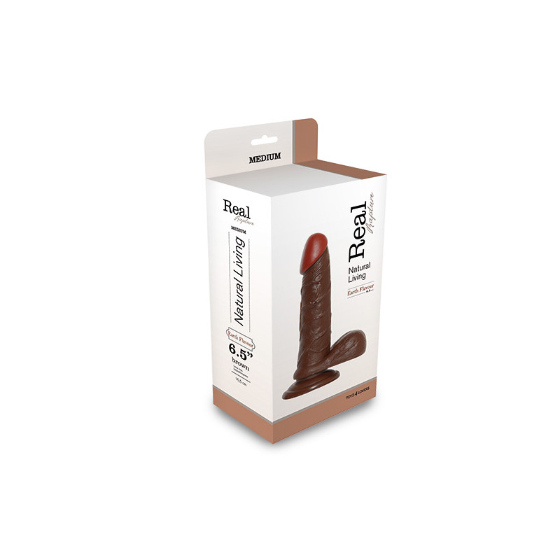 Фалоімітатор  REALISTIC DILDO REAL RAPTURE BROWN 6.5