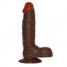 Фалоімітатор  REALISTIC DILDO REAL RAPTURE BROWN 7.5