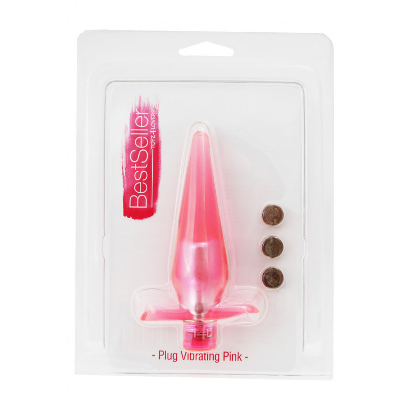 Анальна пробка /vibr-JAMMY JELLY VIBRATING ANAL PLUG PINK