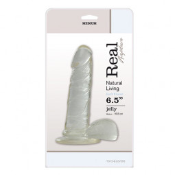 Фалоімітатор JELLY DILDO REAL RAPTURE CLEAR 6