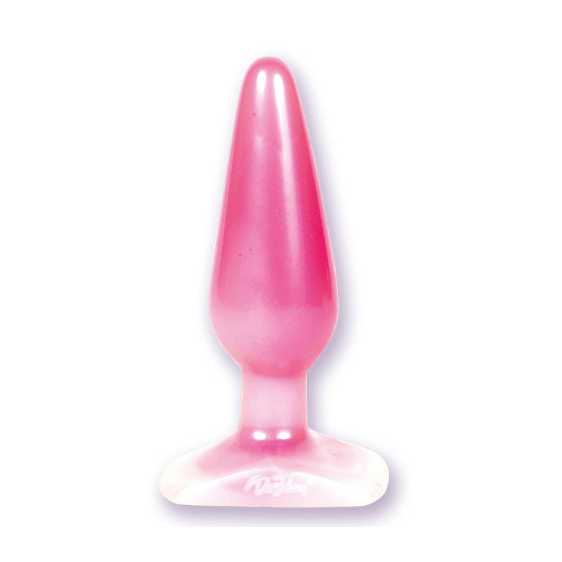 Анальна пробка -BUTT PLUG PINK JELLY MEDIUM