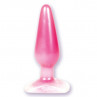 Анальна пробка -BUTT PLUG PINK JELLY MEDIUM