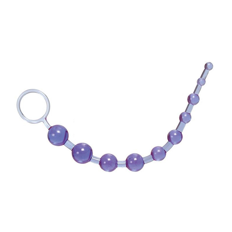 Анальний ланцюжокX-10 BEADS PURPLE