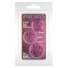 Ерекційне кільце STAY HARD THREE RINGS PINK