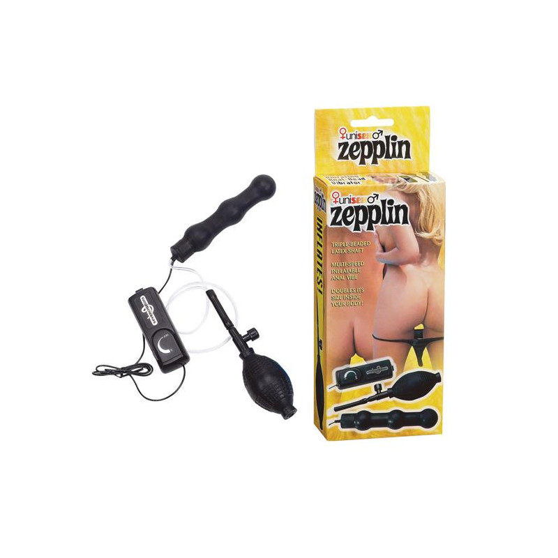 Анальна пробка -ZEPPLIN BLACK INFLATABLE ANAL WAND