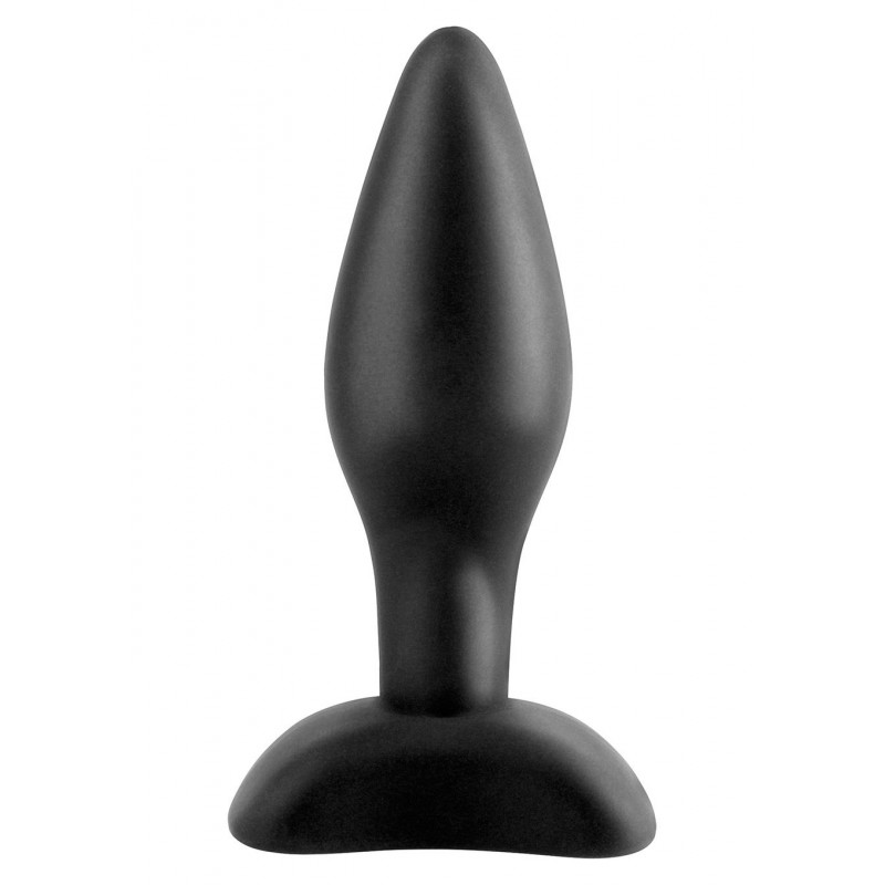 Анальна пробка -MINI SILICONE PLUG BLACK