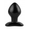 Анальна пробка -MEGA SILICONE PLUG BLACK