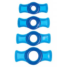 Ерекційне кільце TITANMEN COCKRING SET BLUE