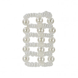 Ерекційне кільце BASIC ESSENTIALS PEARL RING LARGE