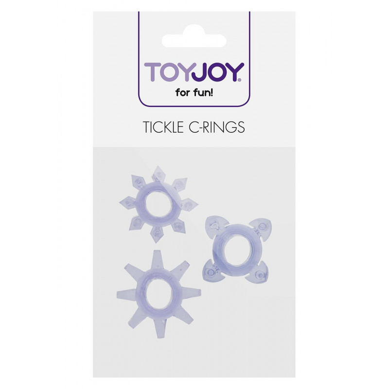 Ерекційне кільце TICKLE C-RINGS PURPLE