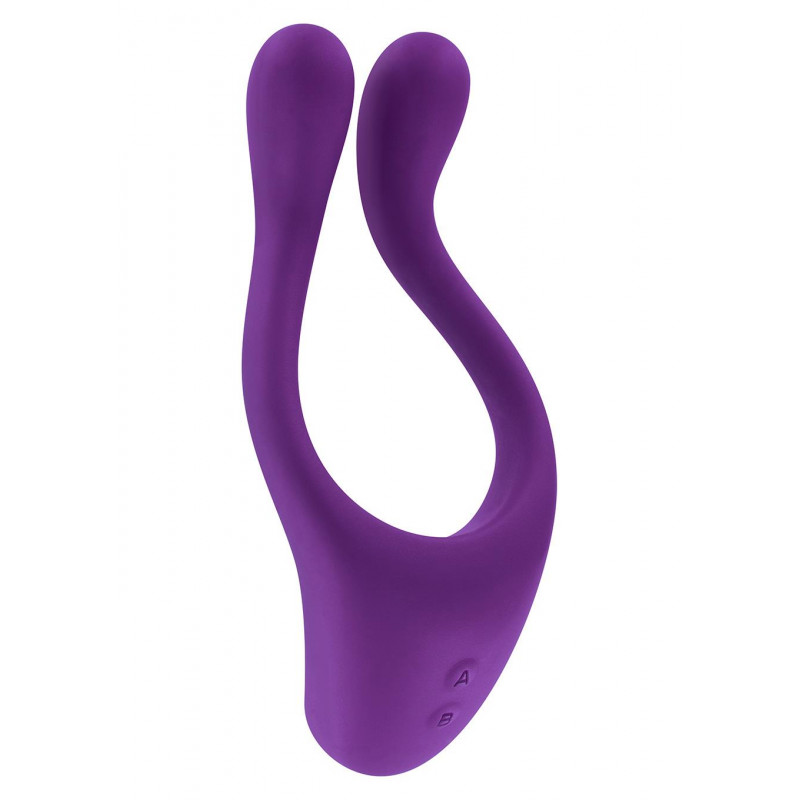 Ерекційне кільце ICON COUPLES MASSAGER PURPLE