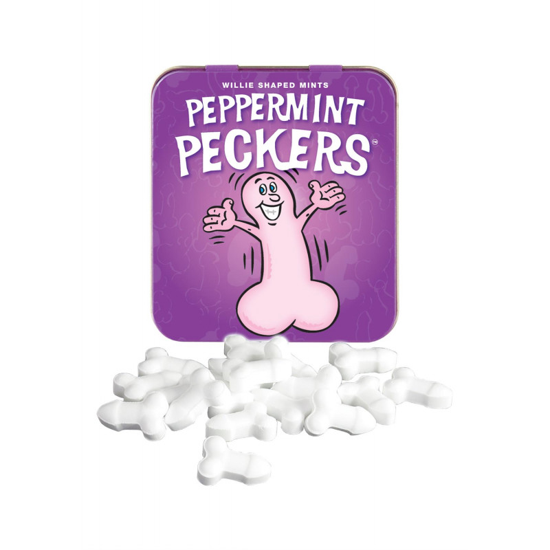 Цукерки Веселі Фалоси SÅ‚odycze-PEPPERMINT PECKERS 45G