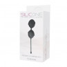 Вагінальні кульки PALLINE DELIGHT PUSSY LICHEE  SILICONE BLACK