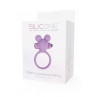 Ерекційне кільце ANELLO FALLICO VIBRANTE TEDDY COCKRING SILICONE PURPLE