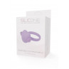 Ерекційне кільце ANELLO FALLICO VIBRANTE HEART BEAT COCKRING SILICONE PURPLE