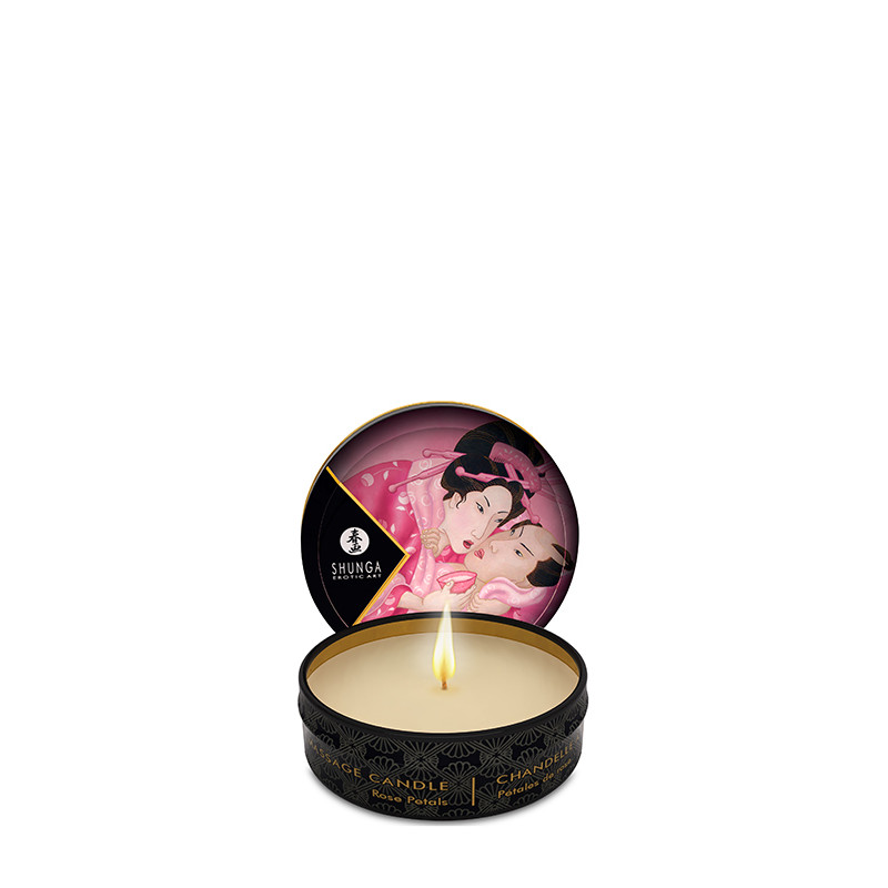 Масажний крем/свічкаShunga Candle 30 ml Rose Petals/Aphrodisia