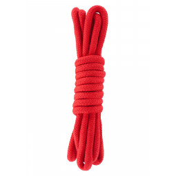 Бондажі/наручники BONDAGE ROPE 3 METER RED