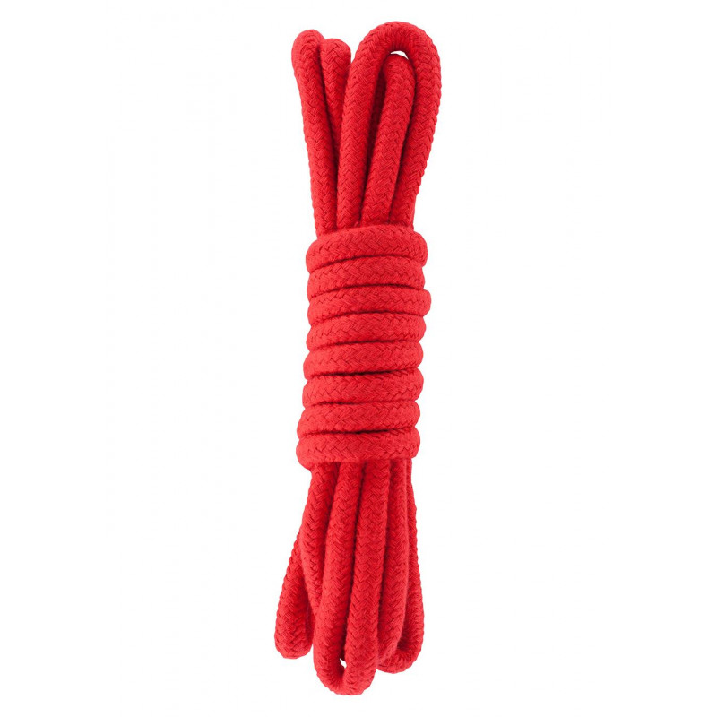 Бондажі/наручники BONDAGE ROPE 3 METER RED