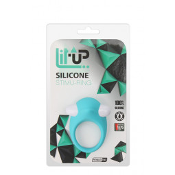 Ерекційне кільце LIT-UP SILICONE STIMU RING 6 BLUE