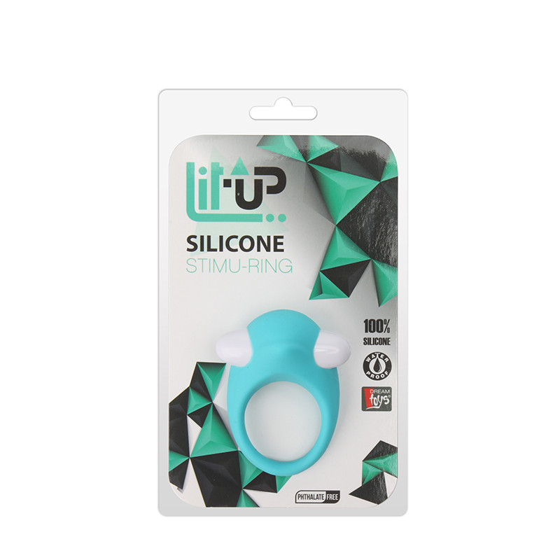 Ерекційне кільце LIT-UP SILICONE STIMU RING 6 BLUE