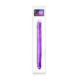 Фалоімітатор B YOURS 16INCH DOUBLE DILDO PURPLE