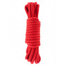 Бондажі/наручники BONDAGE ROPE 5 METER RED