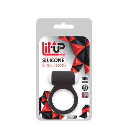 Ерекційне кільце LIT-UP SILICONE STIMU RING 3 BLACK