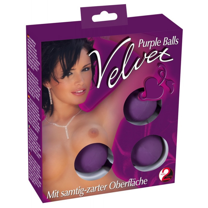 Вагінальні кульки Velvet Purple Balls