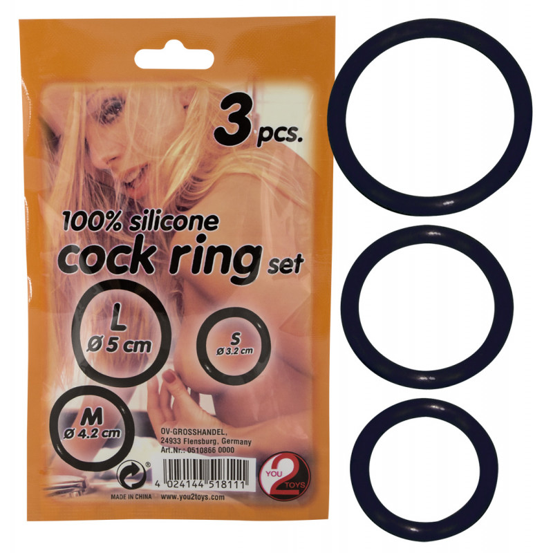 Ерекційні кільця Silicone cock ring 3