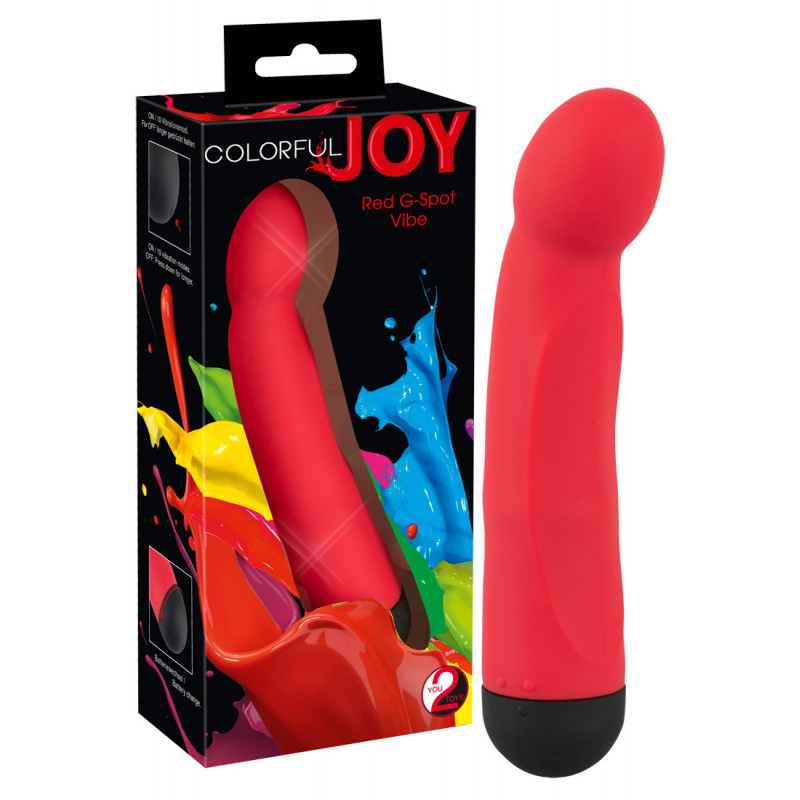 Вібратор Colorful Joy Red G-Spot