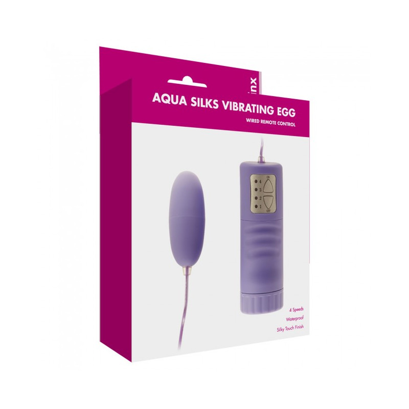 Віброяйце Aqua Silk Vibrating Bullet Minx