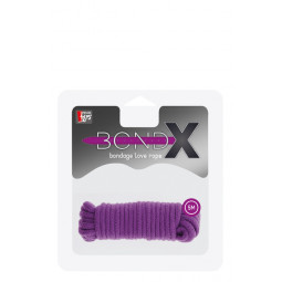 Бондажі/наручники BONDX LOVE ROPE 5M PURPLE