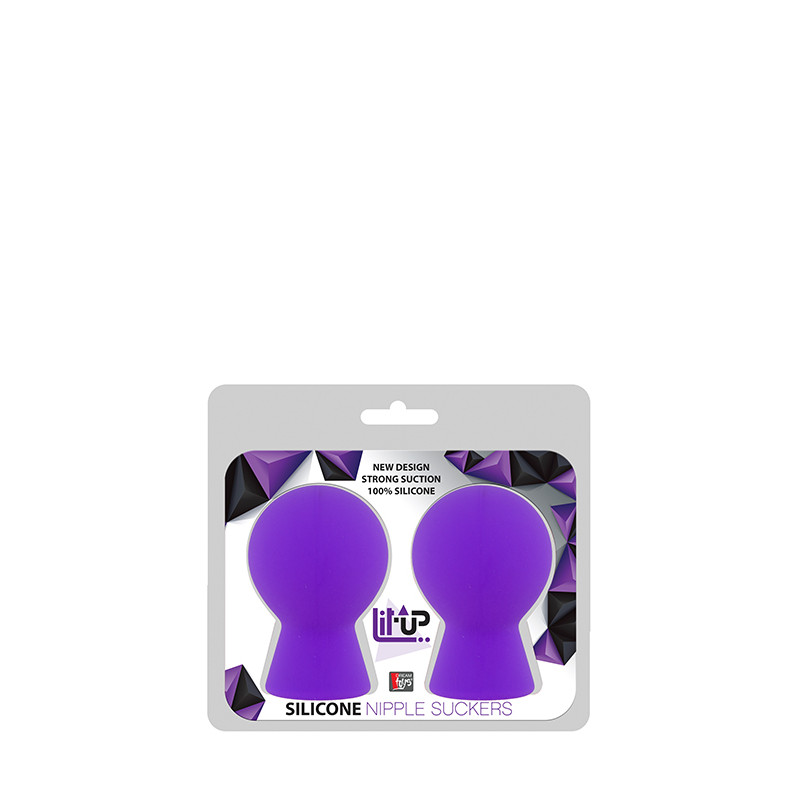 Pompka-LIT-UP NIPPLE SUCKERS SMALL PURPLE