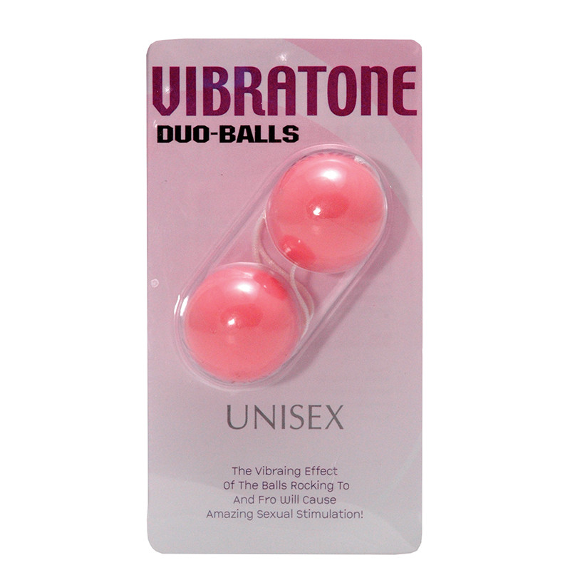 Вагінальні кульки VIBRATONE DUO BALLS PINK BLISTERCARD