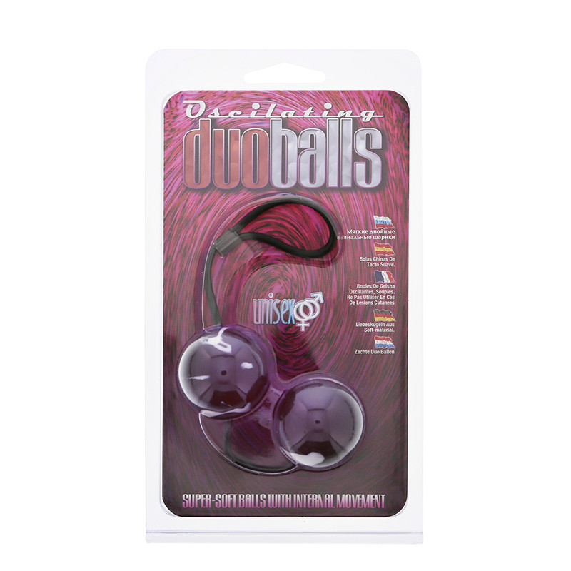 Вагінальні кульки MARBILIZED DUO BALLS LAVENDER