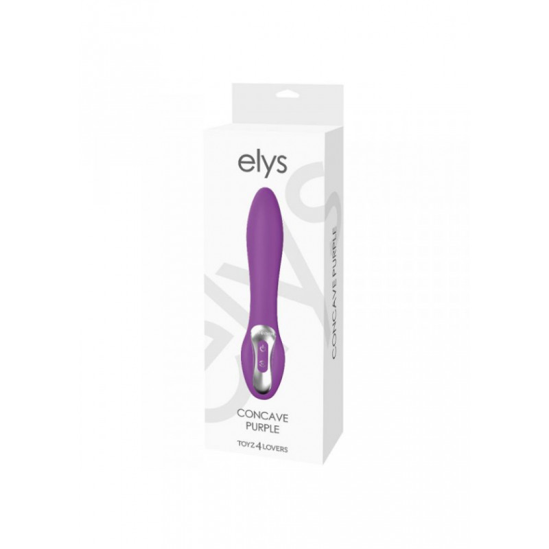 Вібратор VIBRATORE DESIGN ELYS - CONCAVE PURPLE