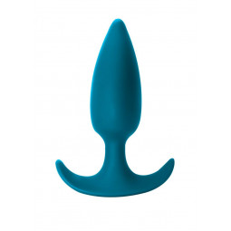 Анальна пробка -Anal plug with misplaced center of gravitySpice it up Delight Aquamarine