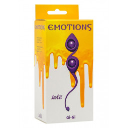 Вагінальні кульки Vaginal balls Emotions Gi-Gi Purple