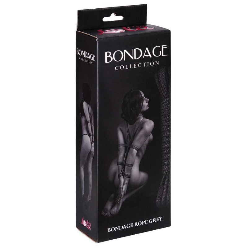 Бондажі/наручники Rope Bondage Collection Grey 9Ð¼