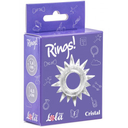 Ерекційне кільце Cockring Rings Cristal white