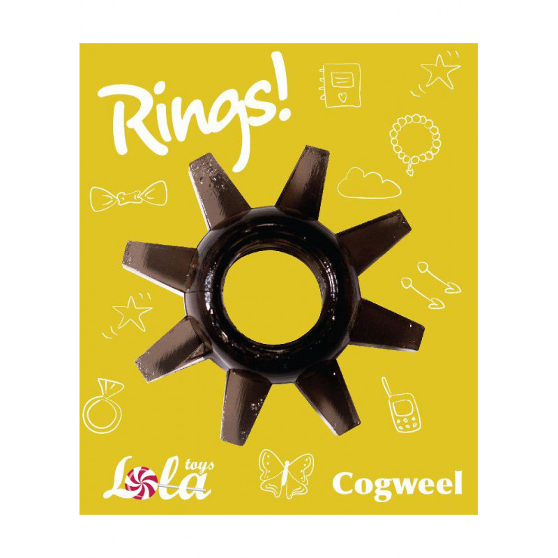 Ерекційне кільце Cockring Rings Cogweel black