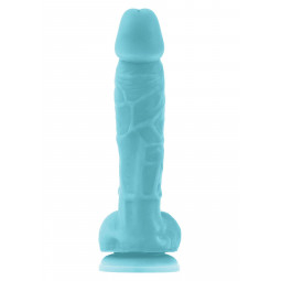 Фалоімітатор FIREFLY 5 GLOWING DILDO BLUE