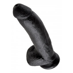 Фалоімітатор COCK  9 INCH W/ BALLS BLACK