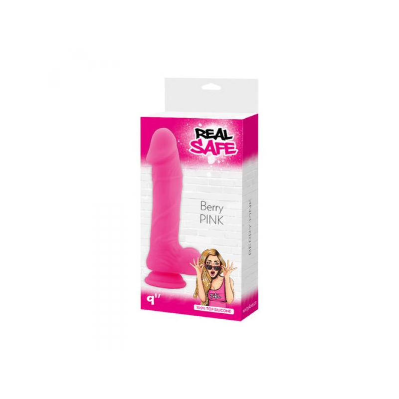 Фалоімітатор Fallo realistico real safe berry pink