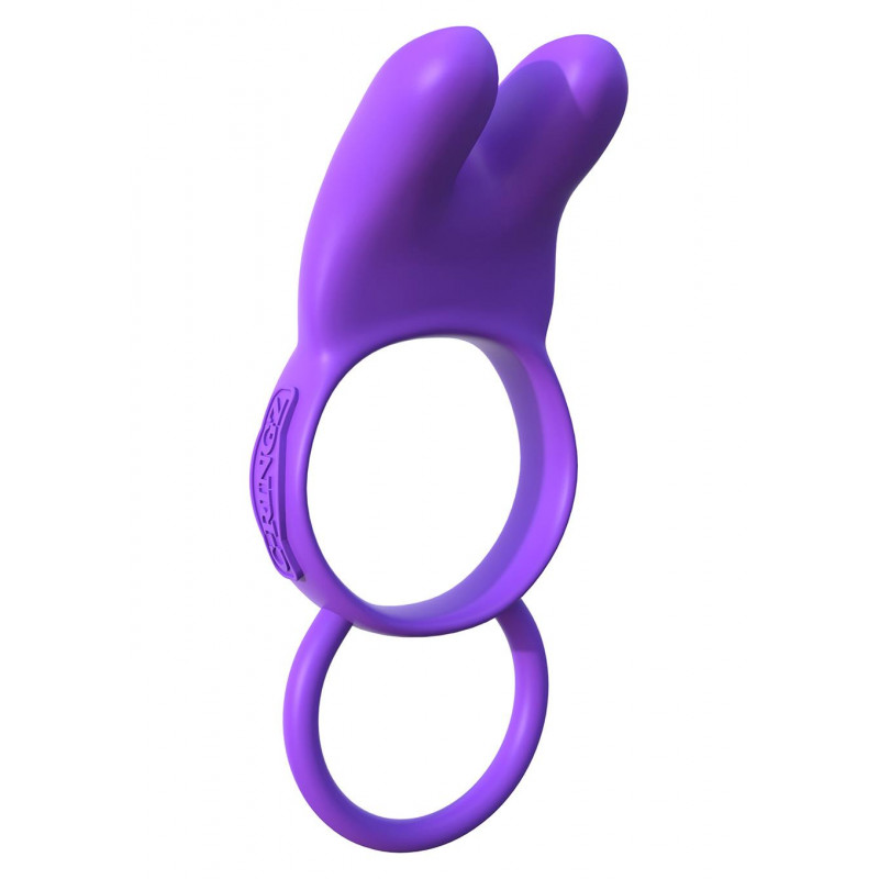 Ерекційне кільце TWIN TEAZER RABBIT RING PURPLE