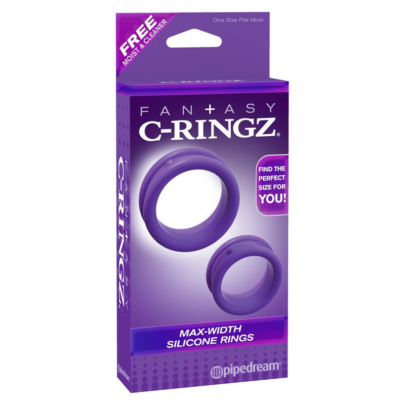 Ерекційне кільце MAX WIDTH SILICONE RINGS PURPLE