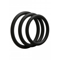 Ерекційне кільце OPTIMALE 3 C-RING SET THIN BLACK