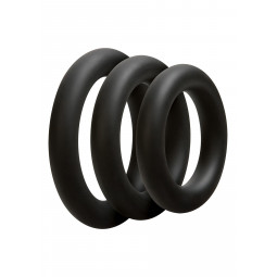 Ерекційне кільце OPTIMALE 3 C-RING SET THICK BLACK