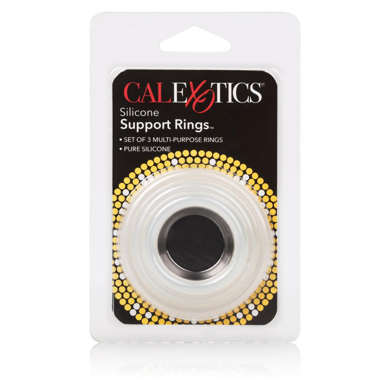 Ерекційне кільце SILICONE SUPPORT RINGS CLEAR