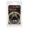 Ерекційне кільце SILICONE SUPPORT RINGS BLACK